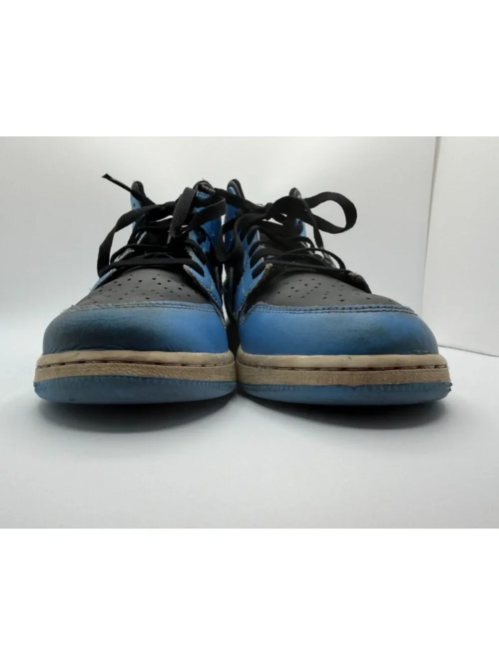 Nike Air Jordan 1 Mid University Blue Black Youth Size 7Y (DQ8423-401) Sneakers